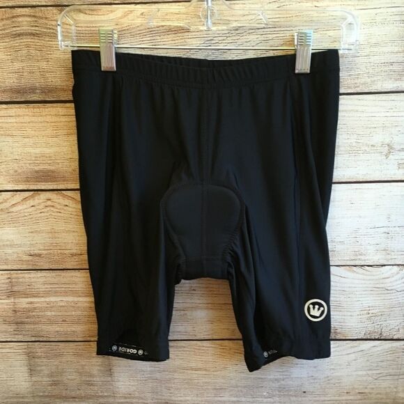 CANARI PADDED BIKE SHORTS IN BLACK - Picture 1 of 7